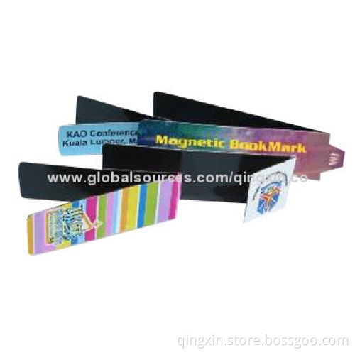 Paperclip Bookmarks with Rubber Magnet, OEM and ODM Orders Welcomed